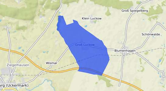 Bodenrichtwertkarte Gross Luckow